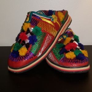 Hand made Moroccan leather slippers